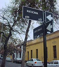 Funerarias del barrio Matucana